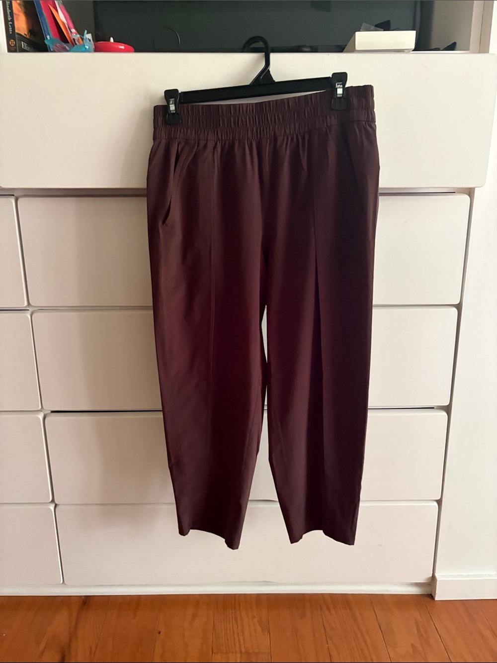lululemon athletica Cropped Pants in Deep Wine Brown